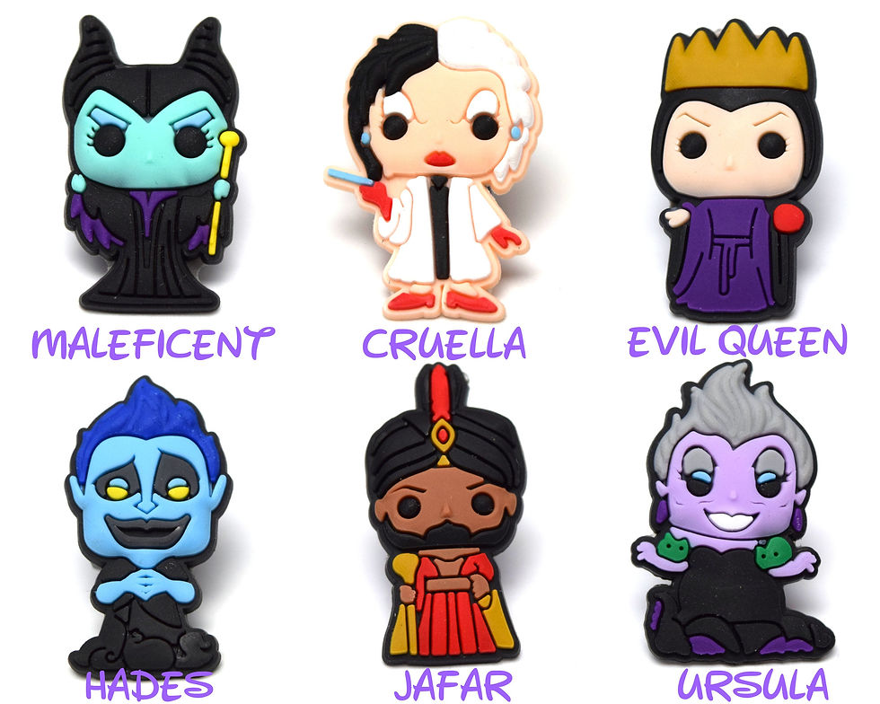 Thumbnail: Disney Villains Straw Buddies | Pencil Topper | Maleficent | Cruella DeVil | Sno