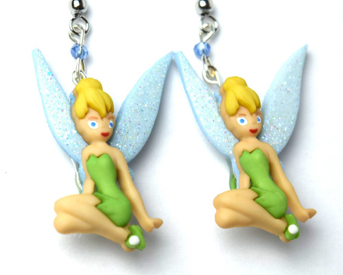 Tinkerbell Drop Earrings Peter Pan Accessories Tinker Bell