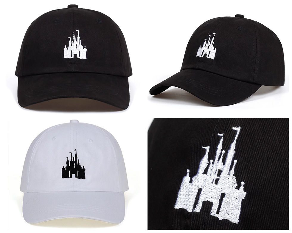 Thumbnail: Disney Castle Embroidered Baseball Cap | Cotton Dad Cap | Disney World Hat | Dis