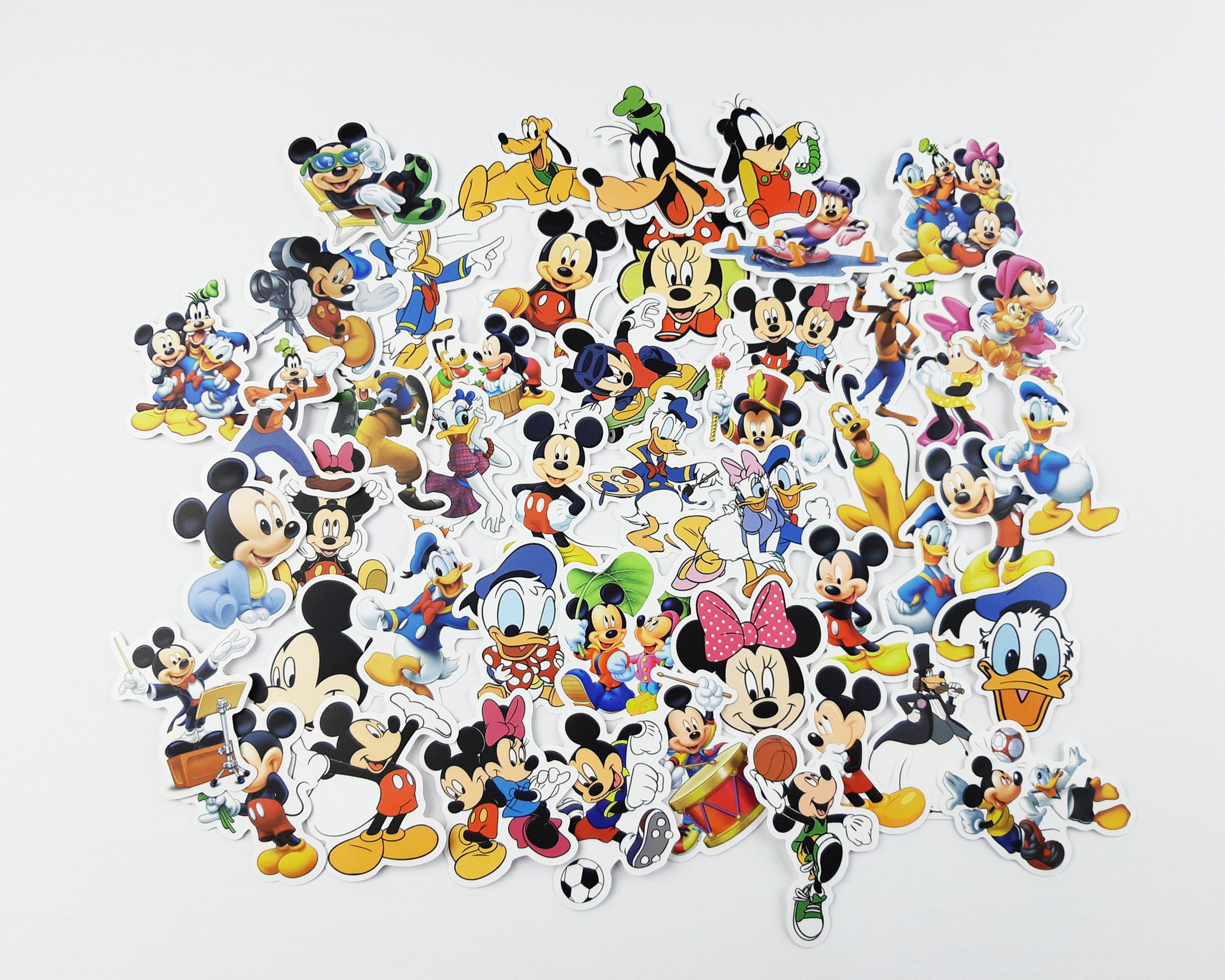 Mickey and Friends Stickers | Vinyl Sticker for Laptop, Scrapbook, Phone, Luggag