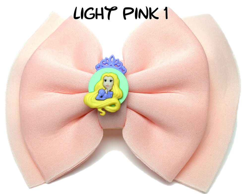 Thumbnail: Rapunzel Hair Bows | Disney Hair Clip | Princess Barrette | Gift for Disney Fan 