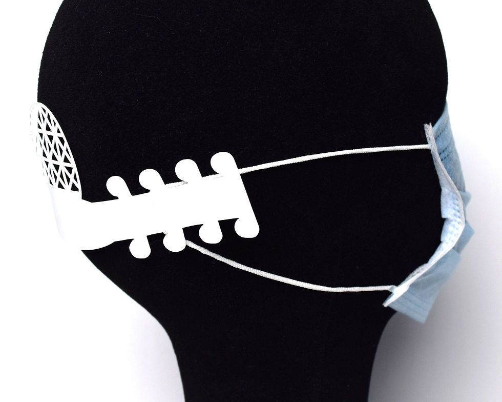 Thumbnail: Spaceship Earth Face Mask Ear Saver | Plastic Mask Extender | Disney Ear Protect