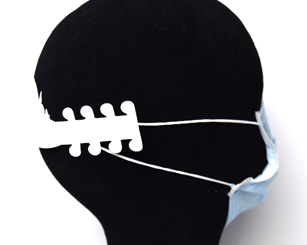 Thumbnail: Castle Face Mask Ear Saver | Plastic Mask Extender | Disney Ear Protector | Adju