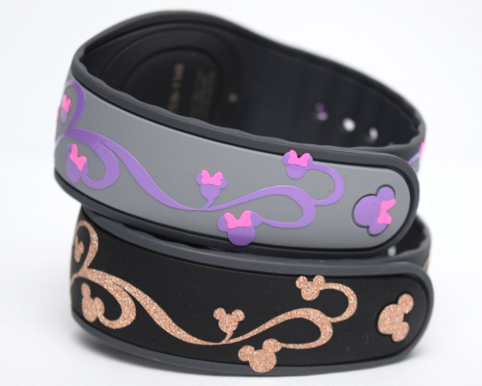 Thumbnail: MagicBand Mickey Mouse Vine Decal | MagicBand Minnie Mouse Vine Decal | Mickey V