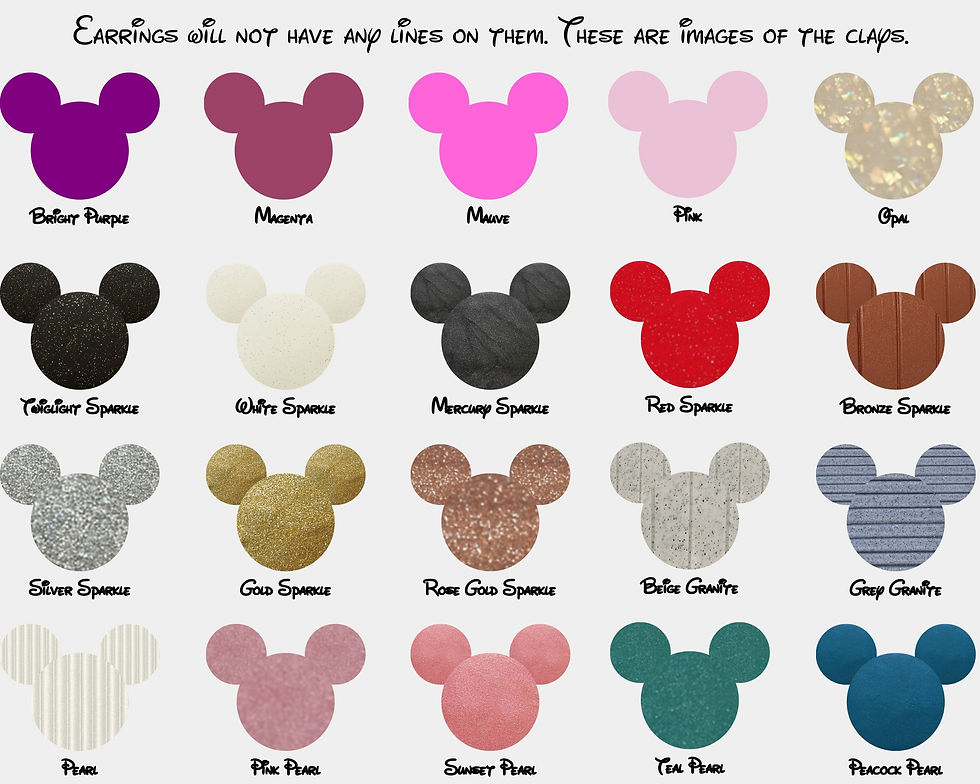 Thumbnail: Custom Mickey Mouse Hat Earrings | Mickey Hat Earrings | Disney Hat Earrings | M