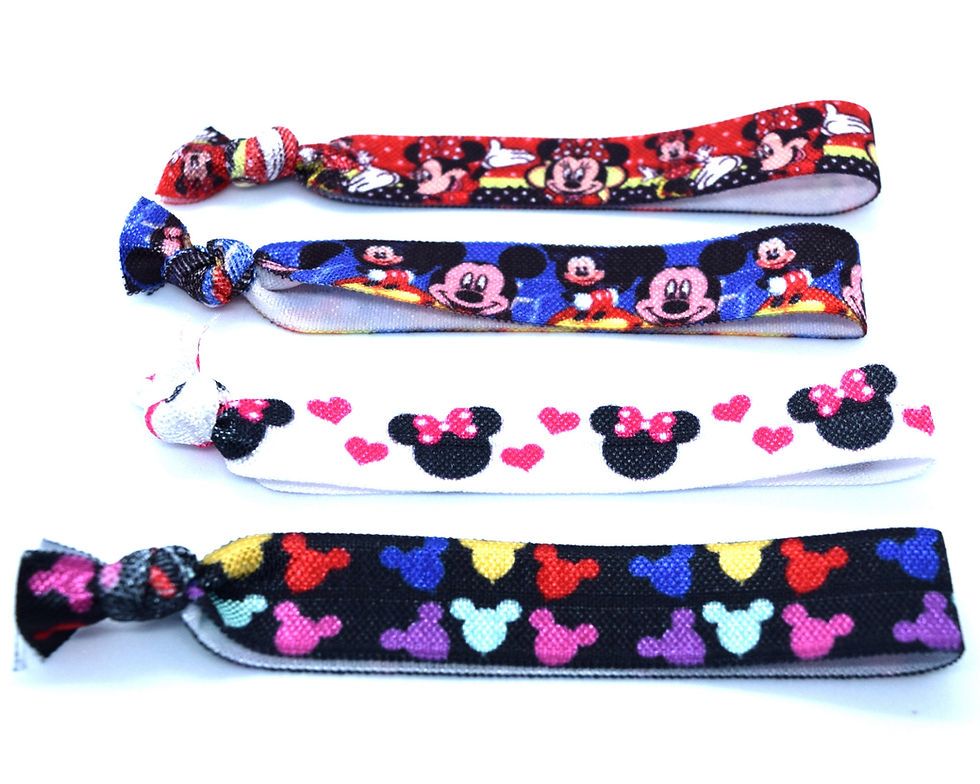 Thumbnail: Mickey and Minnie Hair Tie | Mickey Mouse Hair Tie | Minnie Mouse Hair Tie | Dis