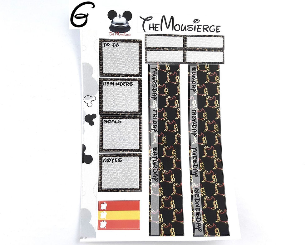 Thumbnail: Descendants Monthly Planner Stickers | Erin Condren | For LifePlanners Organizer