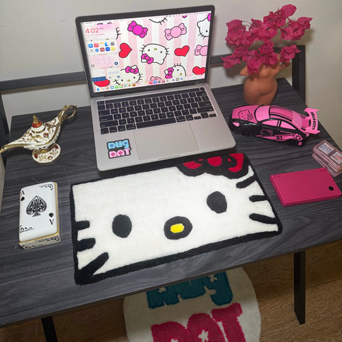 Hello Kitty Keyboard Rug | Rugrat Lyfestyle