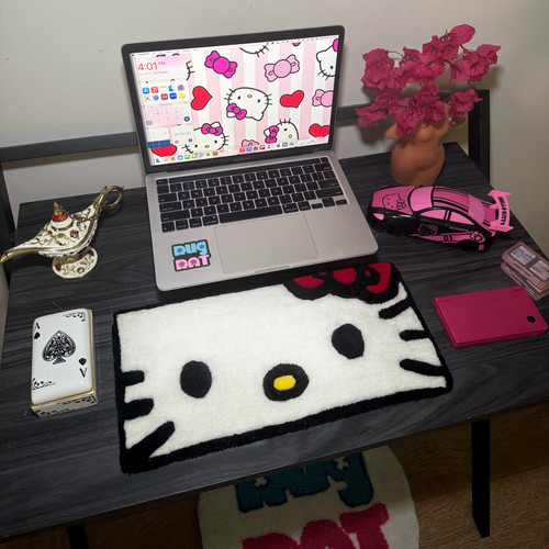 Hello Kitty Keyboard Rug | Rugrat Lyfestyle