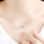 Thumbnail: Zircon Pendant Necklace 0.6cm Invisible Fishing Line Chic Delicate Neck Chain Ad