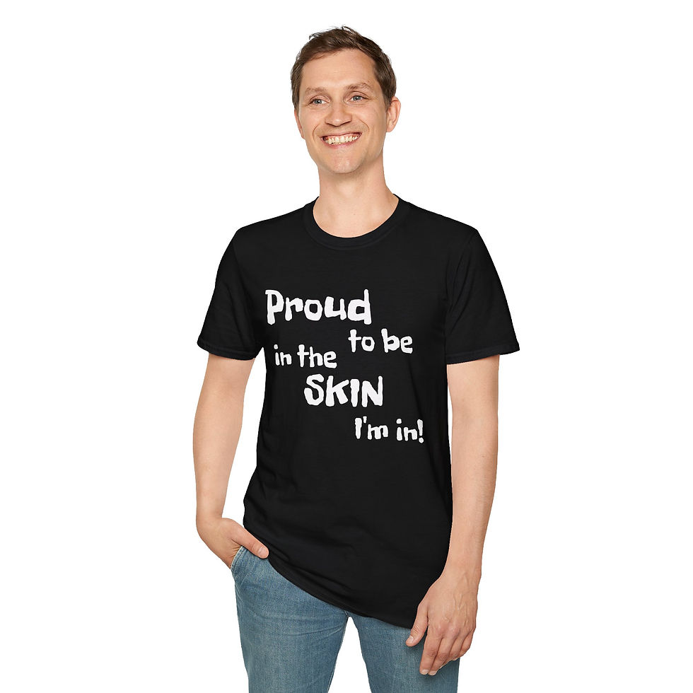 Thumbnail: Proud to be in the skin I'm In Unisex Softstyle T-Shirt