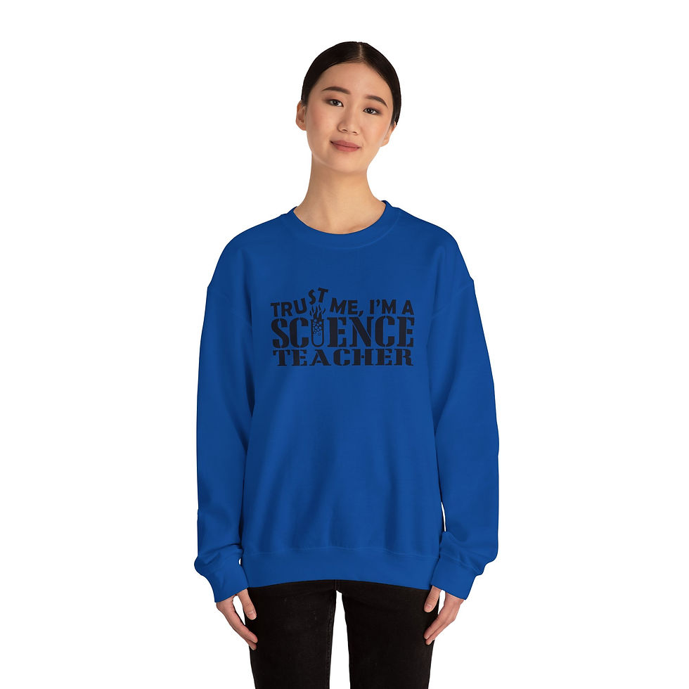 Thumbnail: Trust Me I'm a Science Teacher Unisex Heavy Blend™ Crewneck Sweatshirt