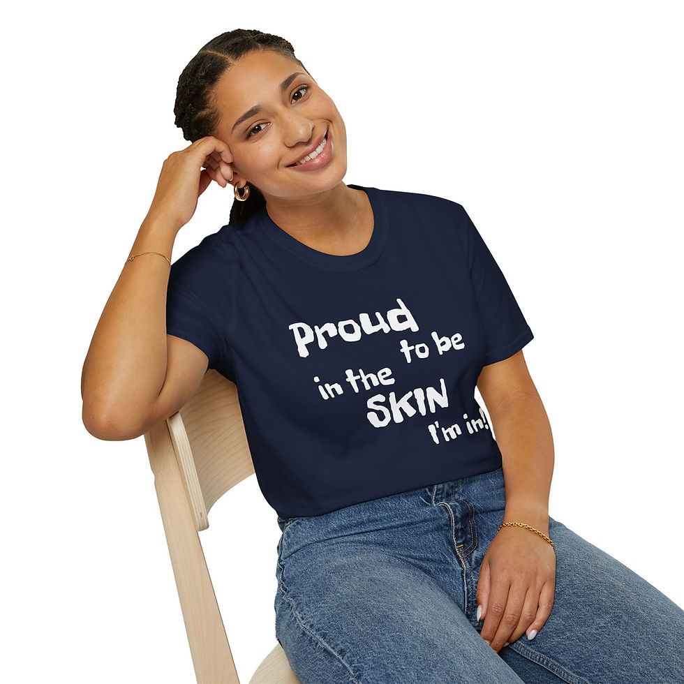 Thumbnail: Proud to be in the skin I'm In Unisex Softstyle T-Shirt