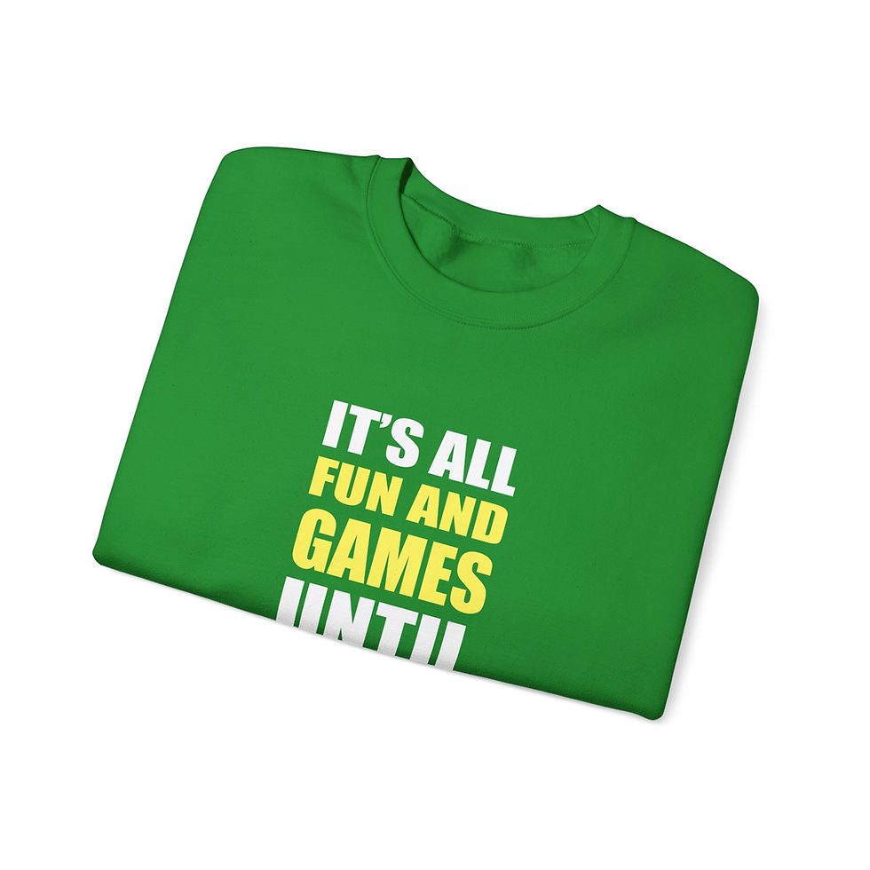 Thumbnail: All Fun and Games Unisex Heavy Blend™ Crewneck Sweatshirt