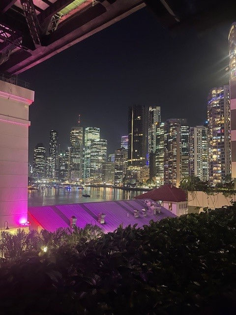 Thanks for the fun last night, and farewell, Brisbane!