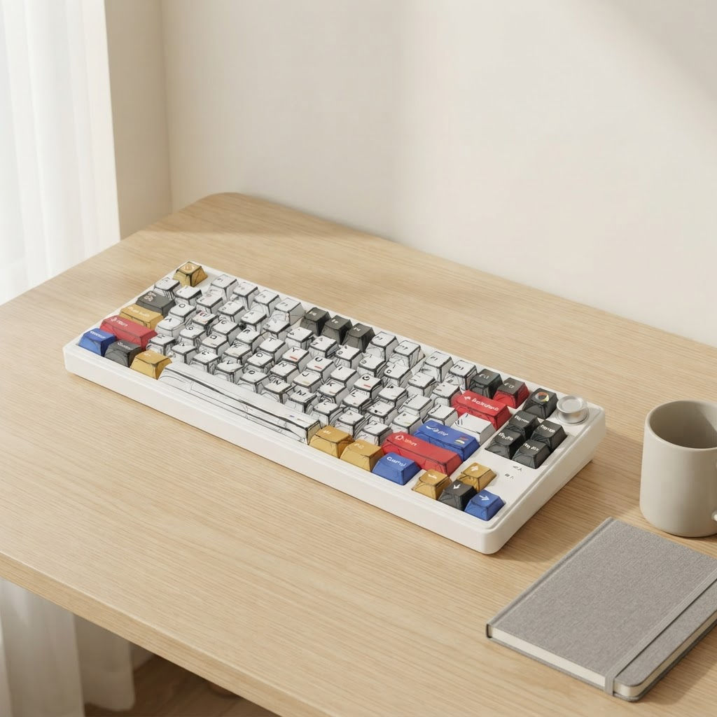 Comic Keycaps Set
