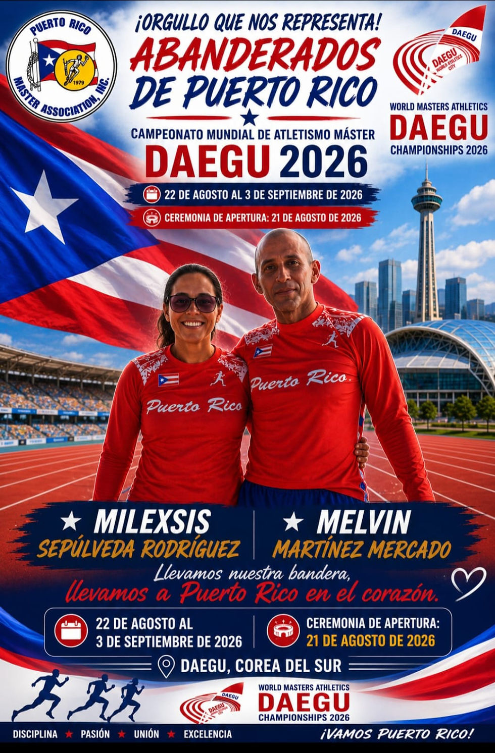 Abanderados para el Campeonato Mundial 2026
