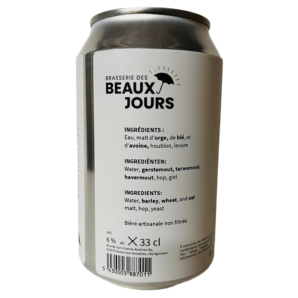 Miniature : Turbulence - Beaux Jours 🇧🇪 (33cl)