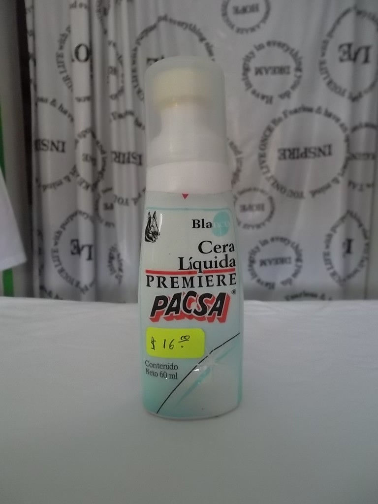 Cera Liquida Color Blanco "Pacsa"