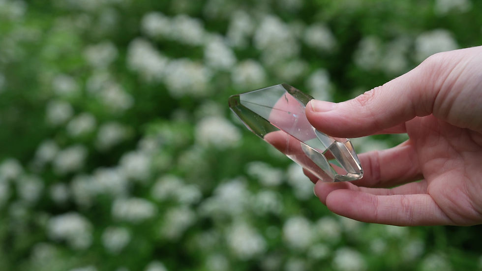 Thumbnail: Curated Smoky Quartz Lemurian Freeform | The Master Grounding Stone