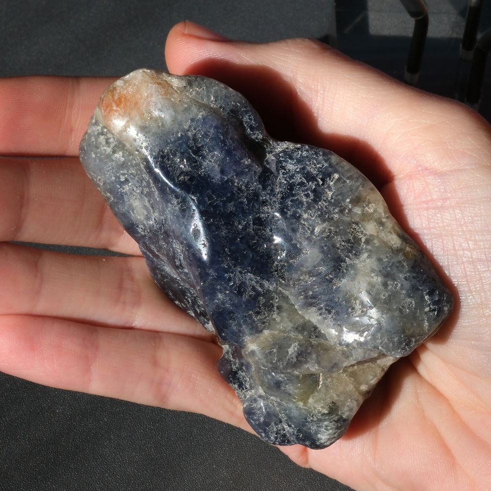 Thumbnail: Iolite Sunstone Freeform | The Celestial Navigator