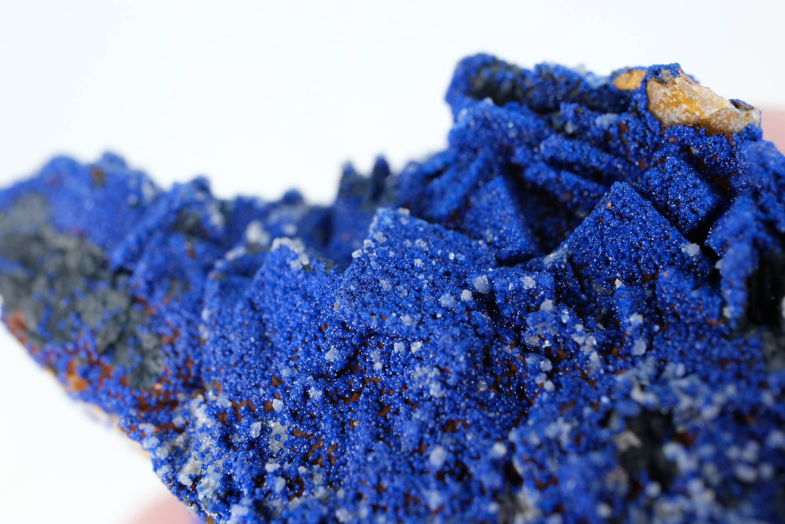 Deep Blue Crystallized Azurite Cluster | Psychic Mastery Specimen