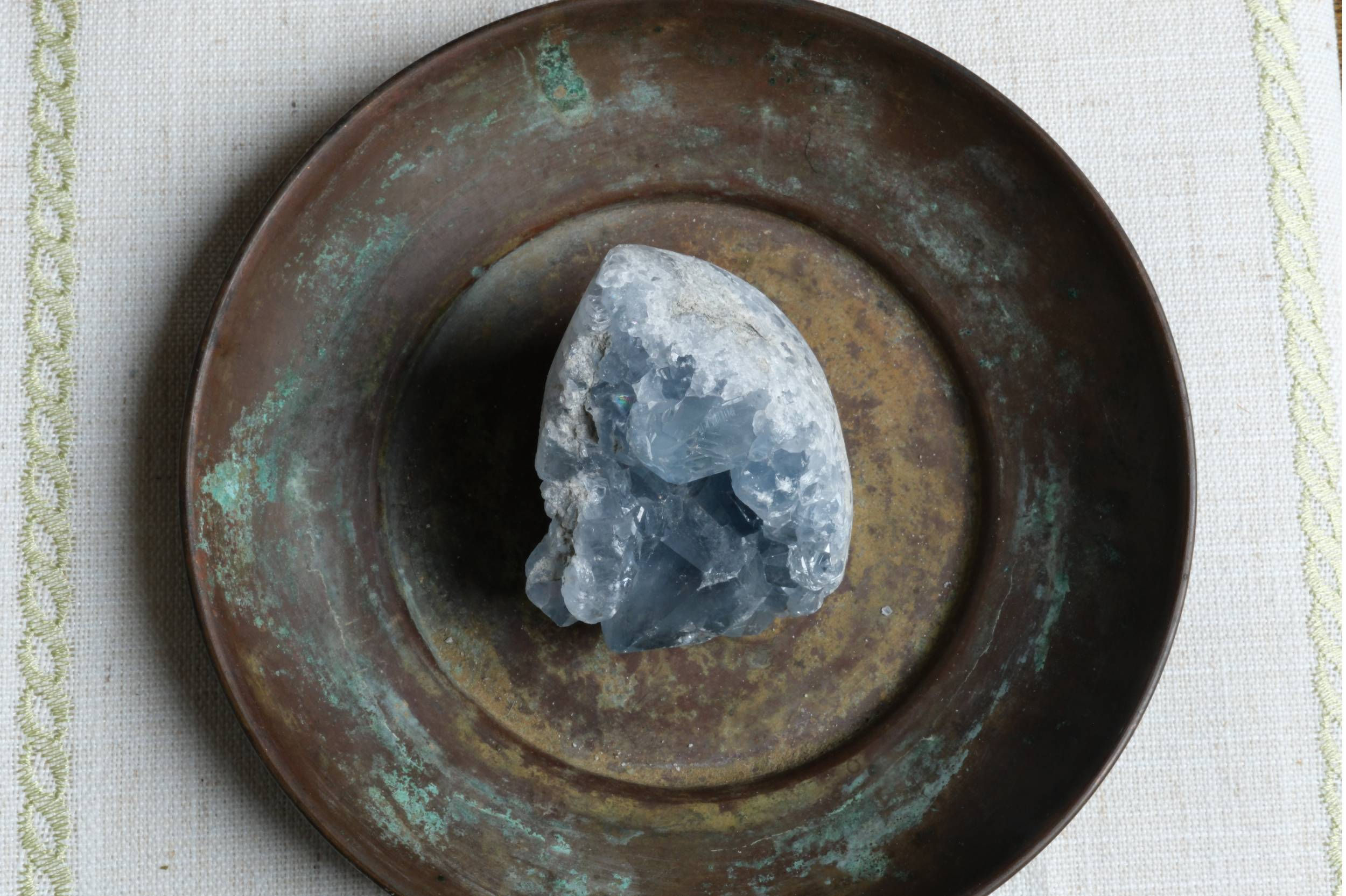 Angelic Celestite Cluster