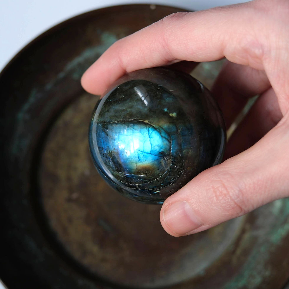 Thumbnail: 50mm Labradorite Sphere | A Gateway to Hidden Realms