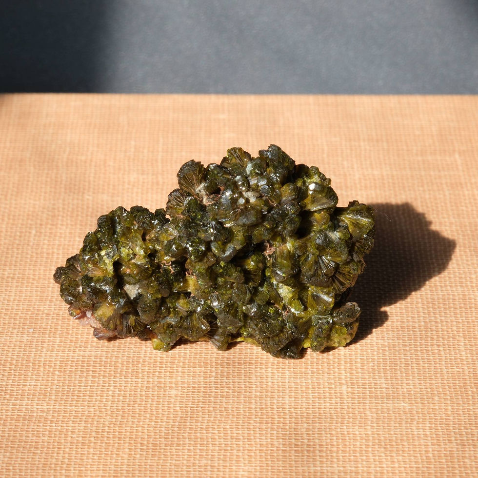 Thumbnail: Epidote in Quartz Cluster | The Growth Catalyst