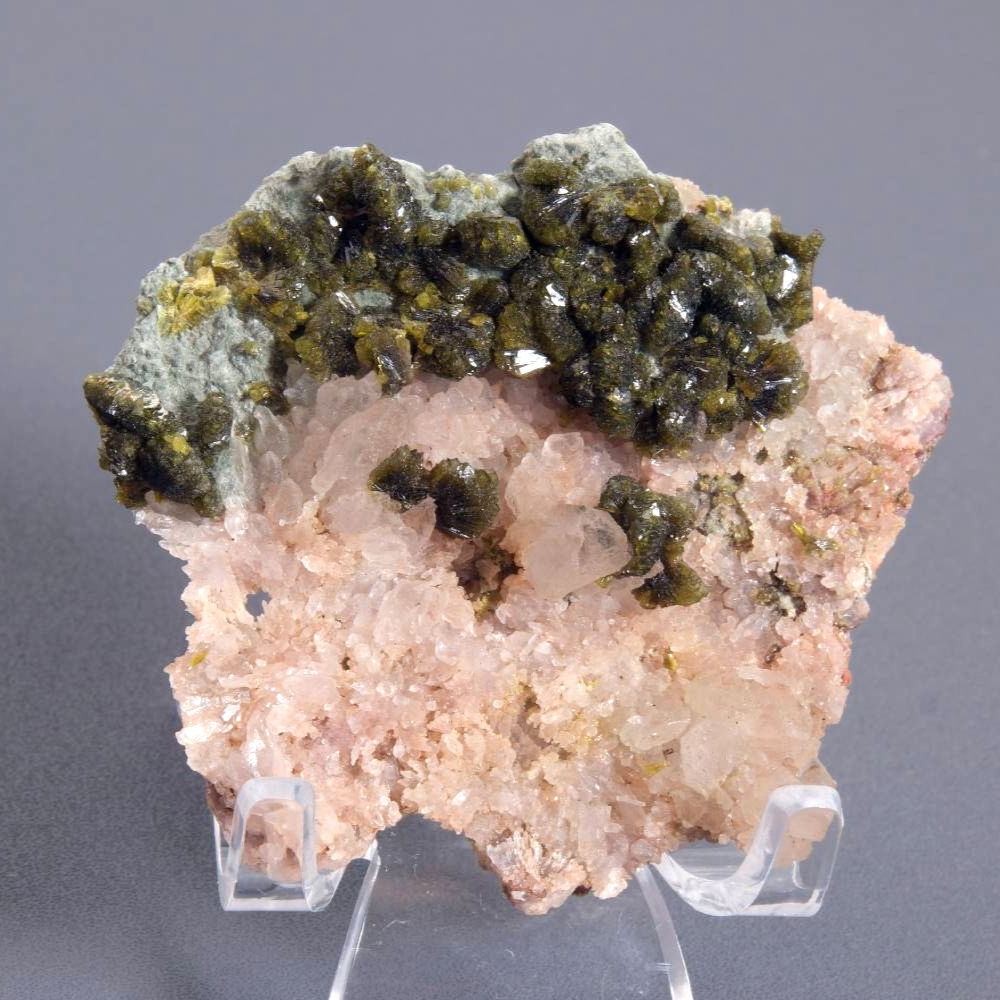Epidote in Quartz Specimen | The Growth Catalyst