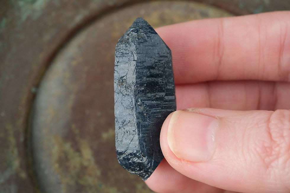 Thumbnail: Collector Grade Indicolite Tourmaline Point