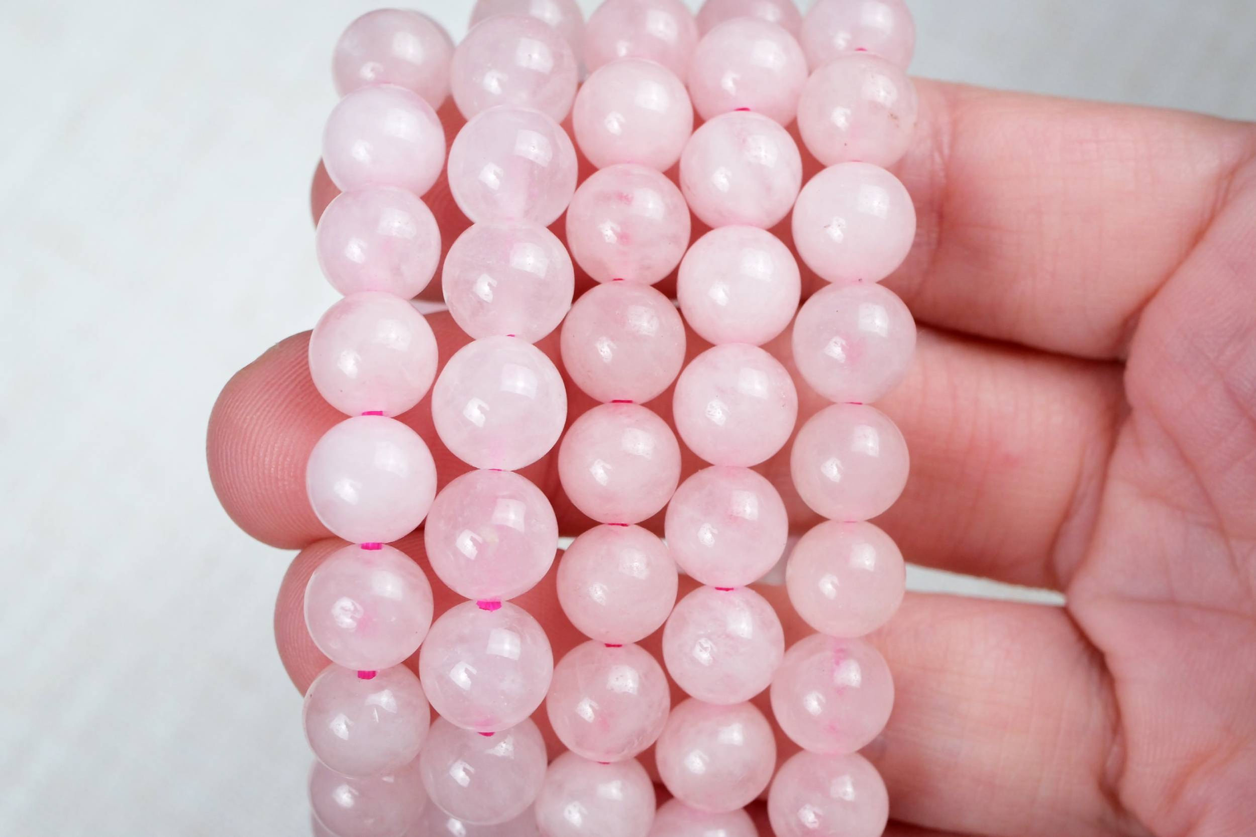 Rose Quartz 8mm Bracelet | Unconditional Love & Emotional Healing