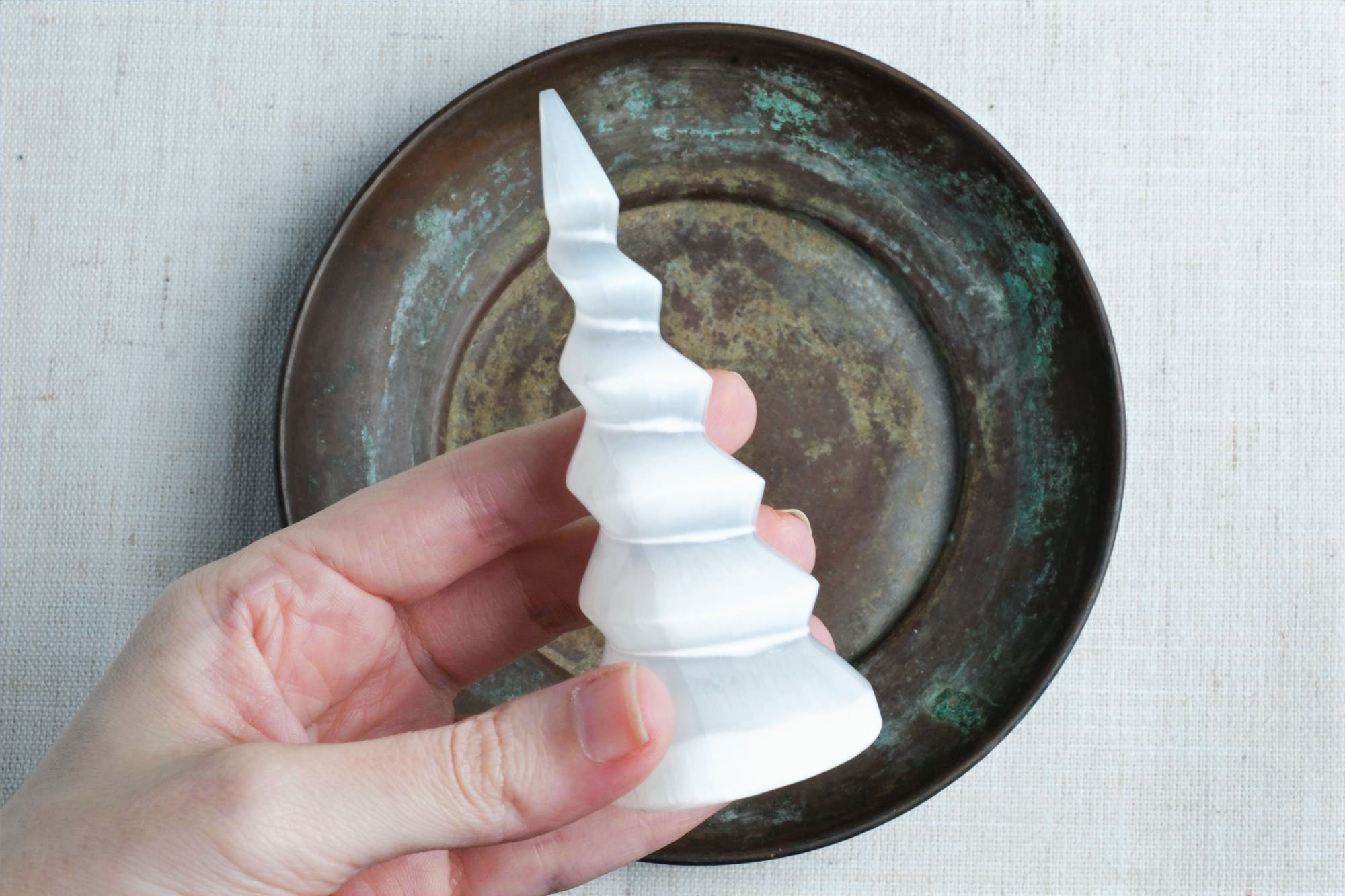 Selenite Unicorn Horn | Purification & Magical Inspiration