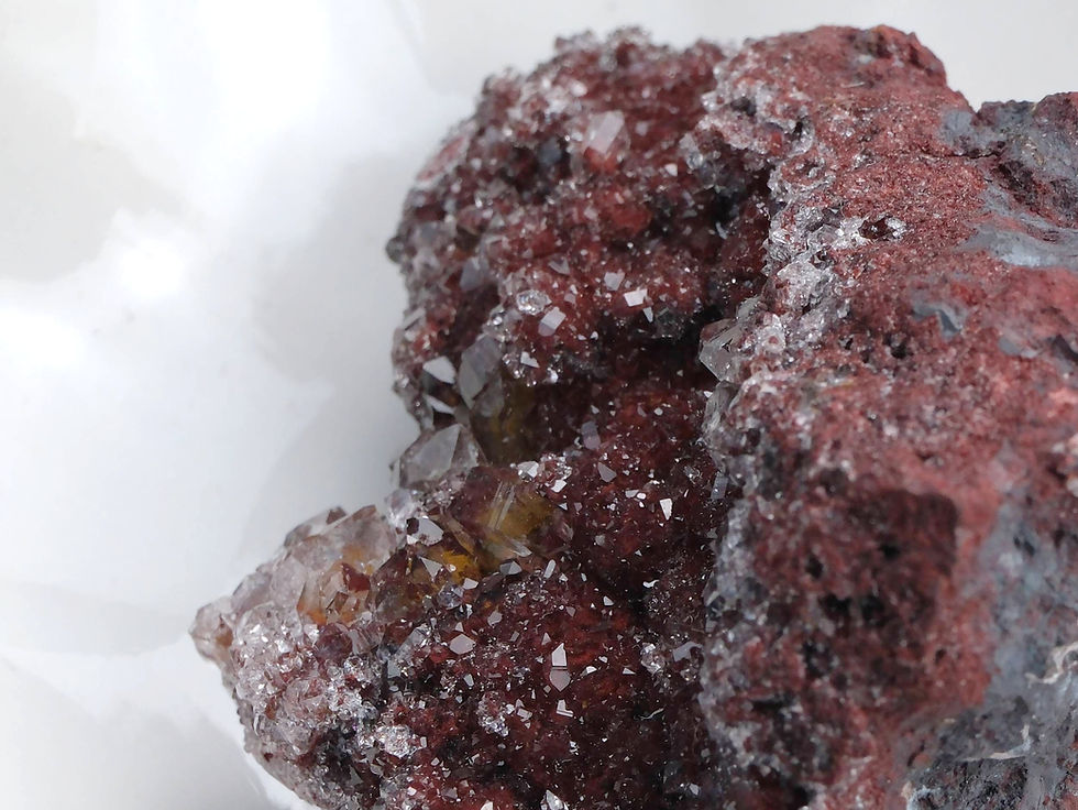 Thumbnail: Crystallized Goethite & Smoky Quartz | The Saharan Alchemist
