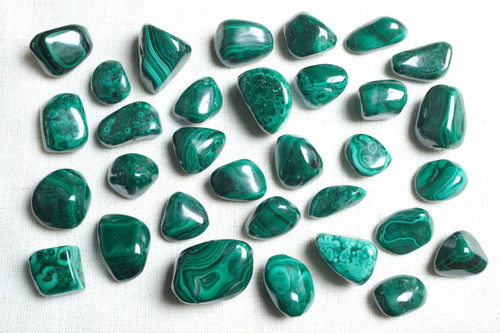 Malachite Tumbled Stone | Transformation, Protection & Heart