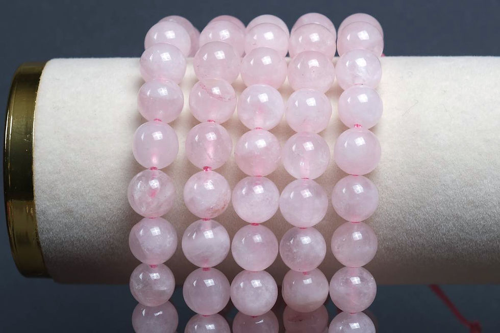Thumbnail: Rose Quartz 8mm Bracelet | The Pulse of Compassion