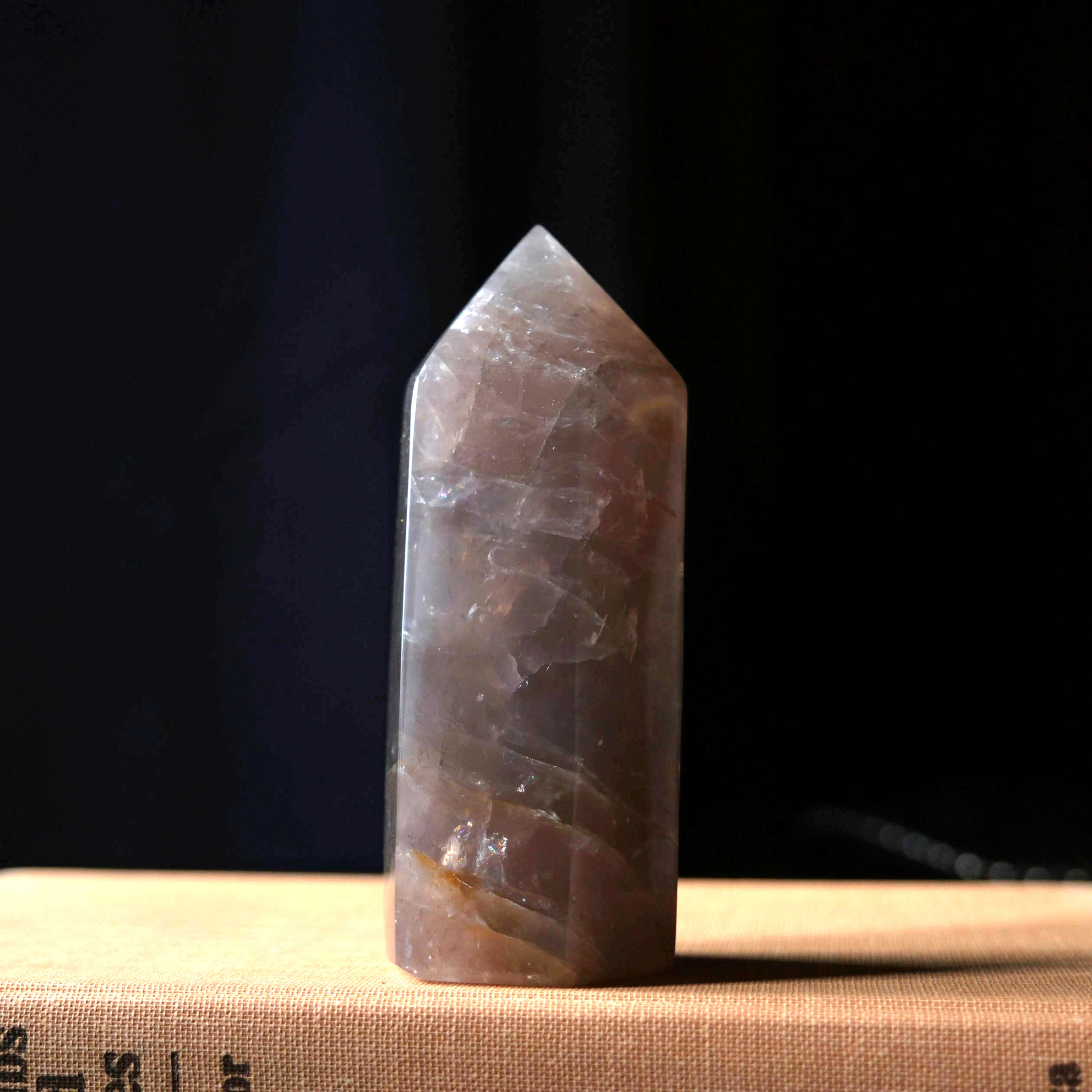 Blue Rose Quartz Tower from Madagascar