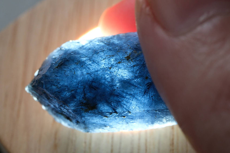 Thumbnail: Collector Grade Indicolite Tourmaline Point