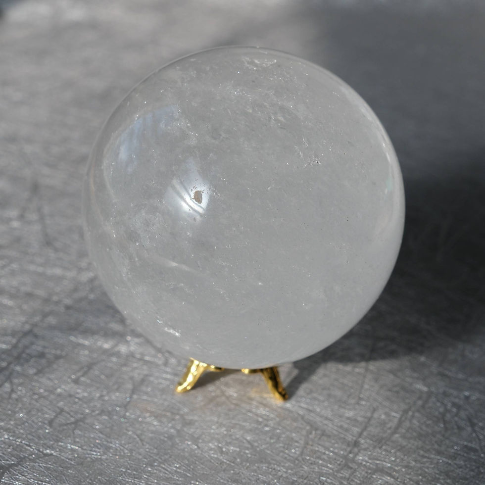 Thumbnail: 62mm Clear Quartz Sphere | A Mirror of Infinite Clarity