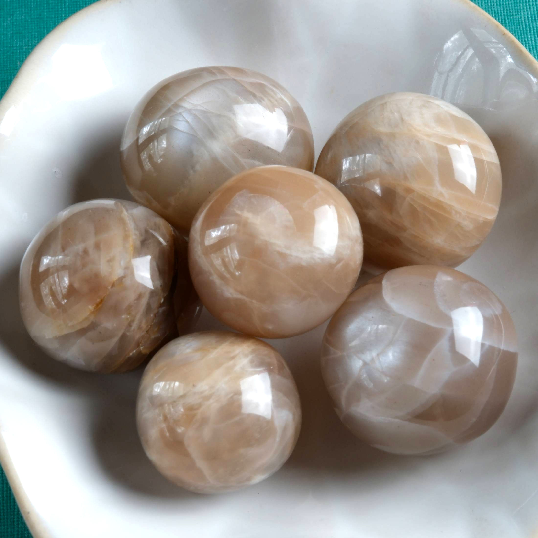 Moonstone Spherical Tumble | Intuition, Magic & New Beginnings