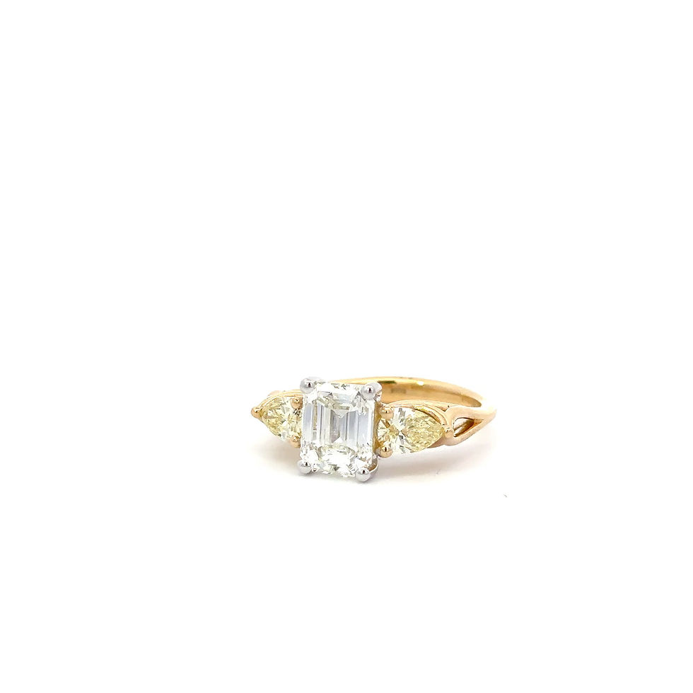 Thumbnail: Emerald Cut Diamond Ring