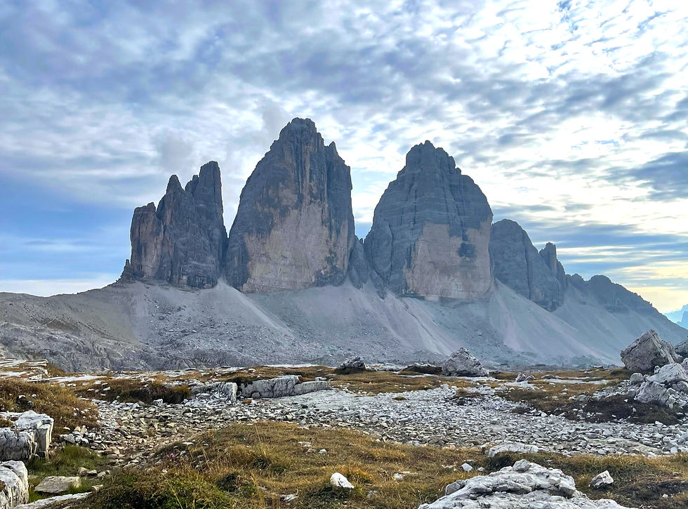 3 вершины Лаваредо - Доломиты