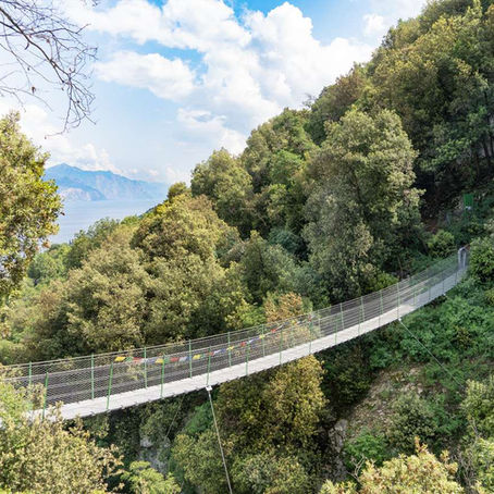 Torri del Benaco: the Pilgrims’ Path and the Suspension Bridge