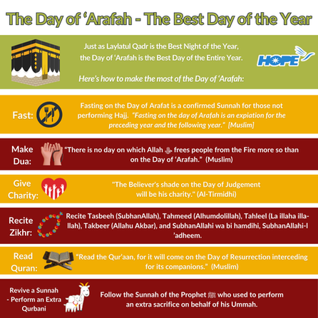 🕋 Make the Most of the Day of 'Arafah - The Best Day of the Entire Year 💝