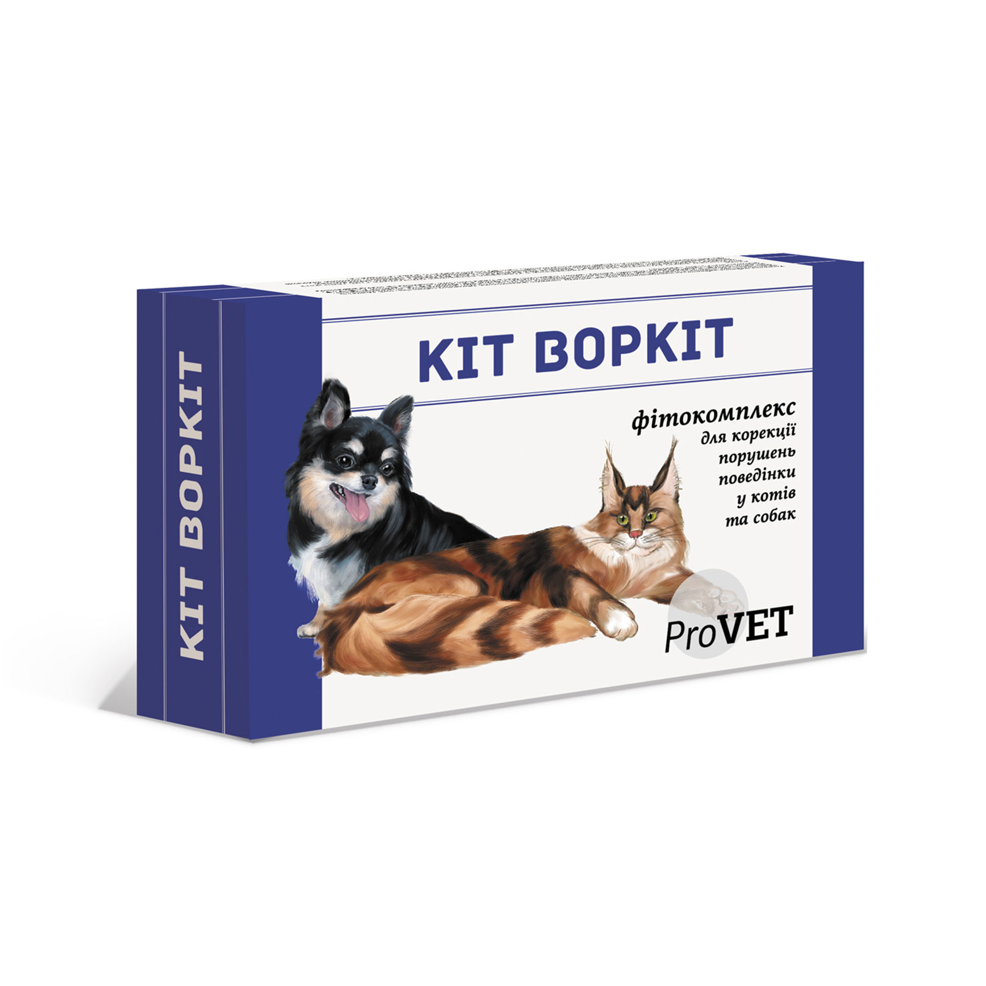 Фітокомплекс PROVET КІТ ВОРКІТ для корекції порушень поведінки у котів та собак