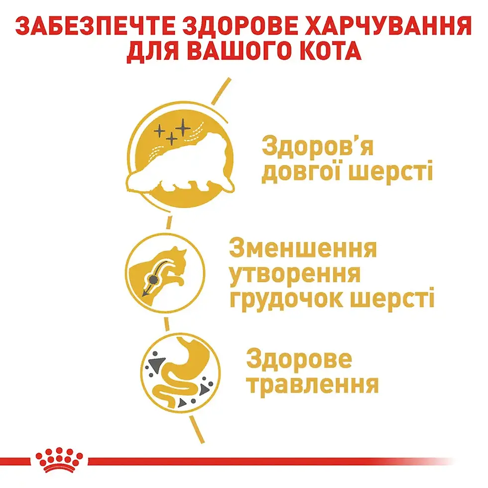 Прев'ю: Сухий корм для дорослих котів перської породи Royal Canin Persian Adult 2 кг