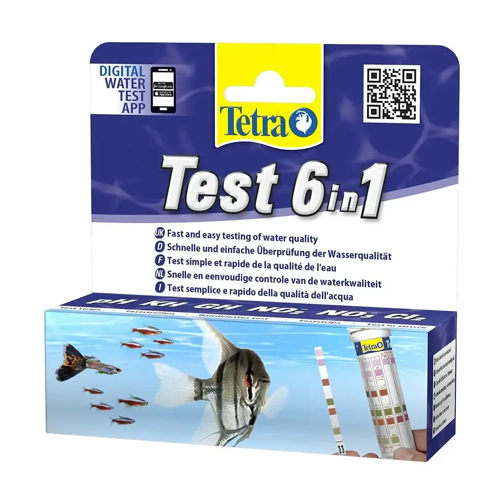 Набір індикаторних тестів для води Tetra «Test 6in1» 25 шт