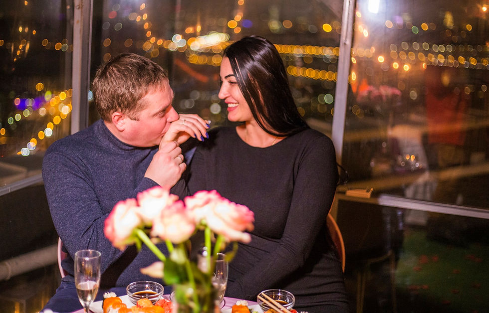 Романтический ужин на крыше, Киев