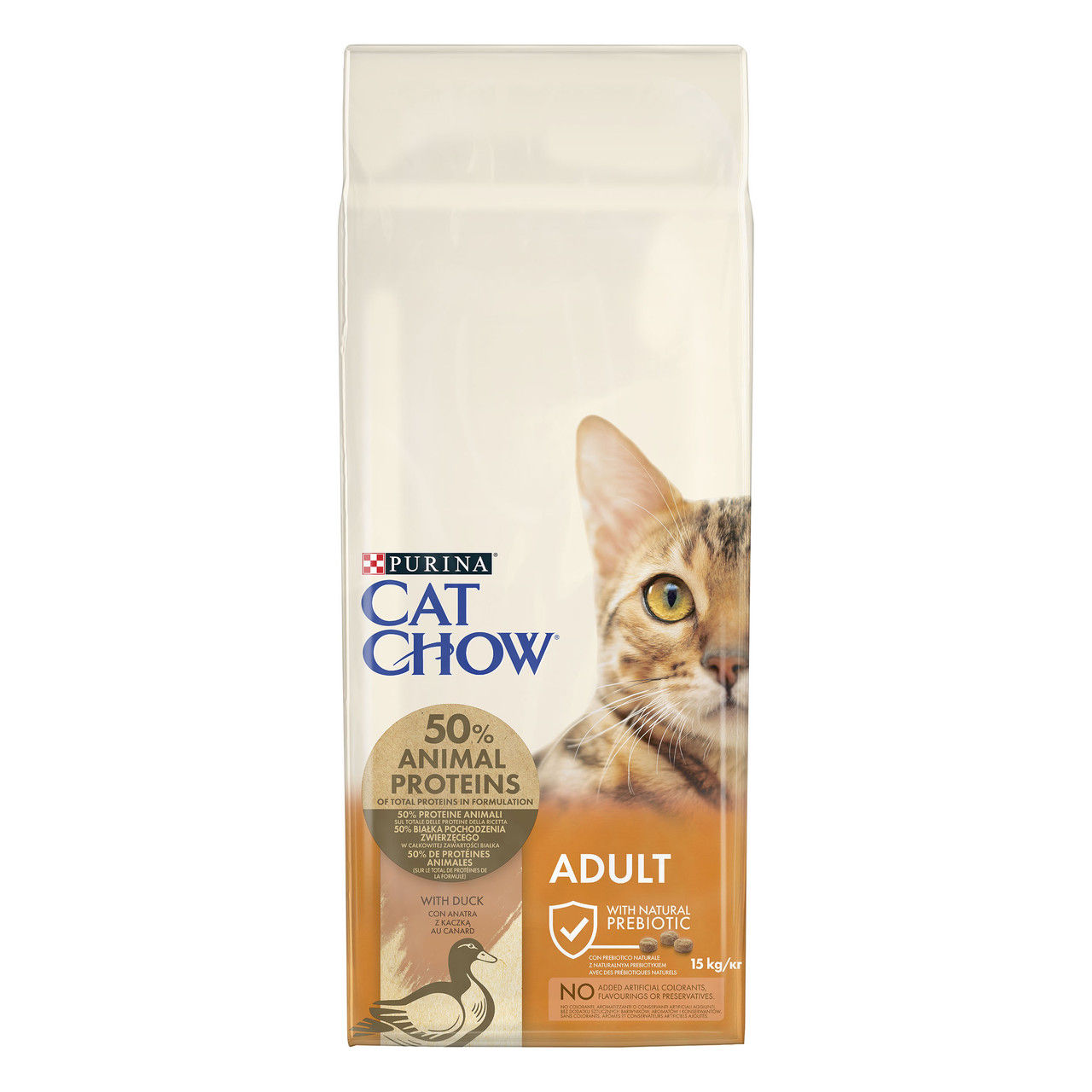 Сухий корм для котів Cat Chow Adult з качкою 15 кг