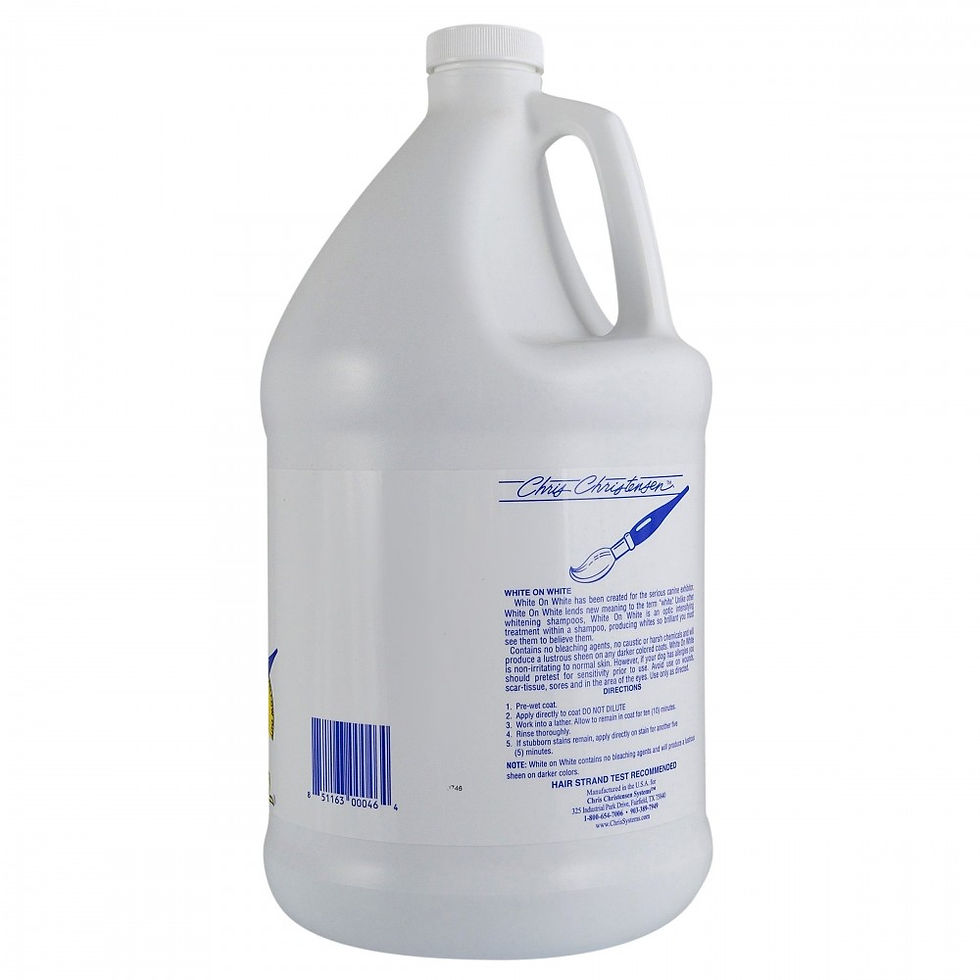 Прев'ю: Шампунь для котів і собак Chris Christensen White on White 3,8л для білої шерсті